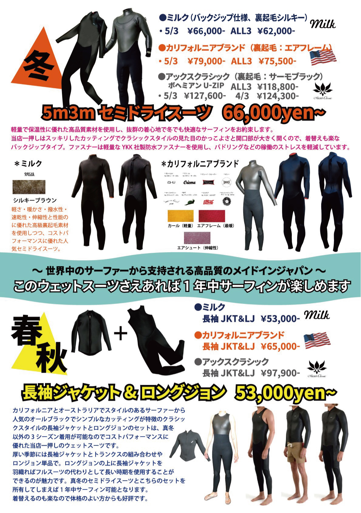 ウェットスーツ - ロングボード（LONGBOARD）のシーコング